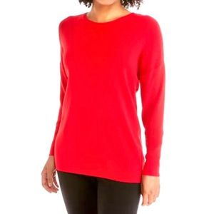 The Limited Red Petite XS Drop Shoulder Sweater